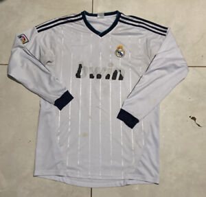 Official Real Madrid Mens Soccer Jersey 2012 Long Sleeve Ronaldo White 3XL