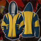 X-Men Wolverine Dark Phoenix Men Cosplay Hoodies Women Zipper Jacket Sweatshirt