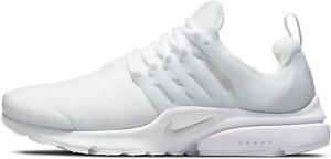 Nike Mens Air Presto Running Shoes White Pure Platinum Size 8