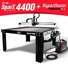 STV CNC SparX-4400 4x4 Plasma Cutting Table + Hypertherm Powermax45 XP Machine