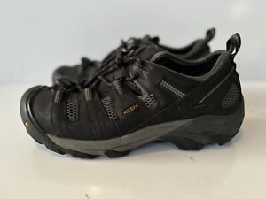 KEEN Utility Work Shoes Mens 9.5 US ASTM F2413-11 Steel Toe Low Hiking Safety