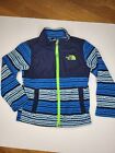 Toddler Boys the North Face Zip front fleece jacket 3T blue