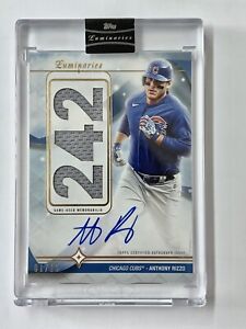 2023 Topps Luminaries Anthony Rizzo Auto 01/15 Home Run Kings First On Print 🔥