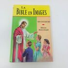 1982 La Bible en Images Livre Illustré en Couleurs Edition Saint-Joseph Français