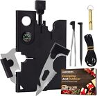 Credit Card Multitool 18 in 1 Cool Gadgets, Fathers Gift Silver, Gold, Black