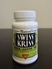 Natural SWISS KRISS Herbal Laxative Tabs 120 tablets Constipation Relief 12/2027