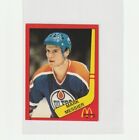 1982 McDonald's Hockey Sticker #15 Mark Messier Edmonton Oilers HOF NHL