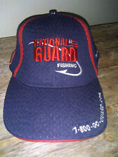 New National Guard Fishing FLW Look For The Hook American Flag Blue Baseball Hat