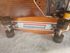 Vintage RARE 1965 Kryptonics wood deck Torpedo Skateboard and trucks spin freely