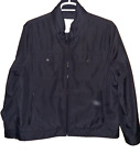 Wilsons Leather Sport Jacket Mens Size 2XL  Black 100% Polyester Windbreaker