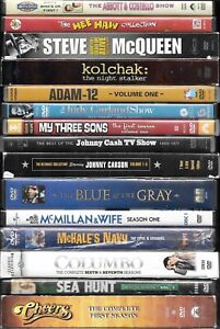Classic TV shows, miniseries, episodes on DVD, various prices, combined shipping