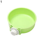 New ListingStainless Steel Hanging Feeding Feeder Cage Fixed Food Water Pet Cat Dog Bowl 52
