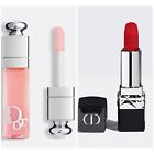 Dior mini lip maximizer 001 and mini rouge lipstick 999 set bundle
