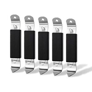 5Pack Magnetic Bottle Openers Stainless Steel Flat Bottle Opener Solid & Durable