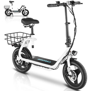 800W(Peak) Electric Scooter with Seat for Adult, 14