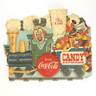 1960's Coca Cola Clown Candy Train Vacuform Sign