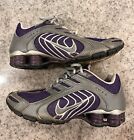 Nike Shox Sneakers Navina Running Shoes Purple Gray Sparkle  Women's Size Size 7