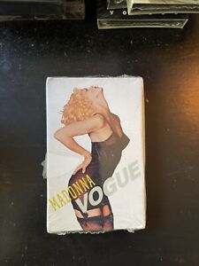 Sealed Madonna Vogue Cassette Single 1990 Wrap Tear