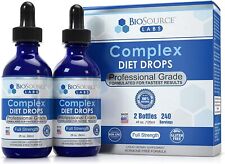 Complex Diet Drops – Natural Weight Management Drops Unisex 2 oz - Pack of 2