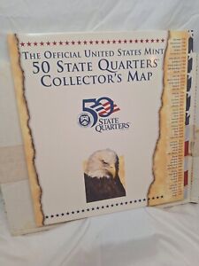 The official united states mint 50 state quarters collectors map complete