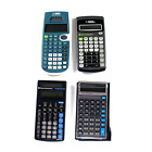 Lot of 4 Texas Instruments Calculator TI-35 TI-36X  TI-30XA TI-30XS Tested