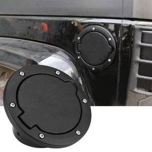 For Jeep Wrangler JK 2007-17 Fuel Filler Door Cover Gas Cap Exterior Accessories (For: Jeep)