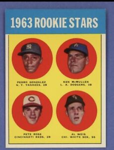 1963 Topps #537 Pete Rose Rookie Card REPRINT