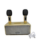 SD-319 Pro Karaoke Machine, Dual Microphone, LED, Professional Sound, Gold