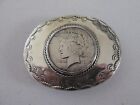 New Listing1928 Peace Dollar Sterling Silver Belt Buckle