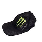 Fox Racing Monster energy Ricky Carmichael #4 FlexFit Fitted Hat Size S/M