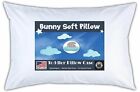 Bunny Soft Toddler Pillow Case, White, For 13x18 for 14x19 Pillow