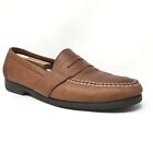 Sperry Top-Sider Penny Loafers Shoes Mens Size 11.5 W Wide Brown Leather Slip On