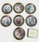 Set of X7~Lena Liu’s Hummingbird Treasury Plates w/COA~7 3/4