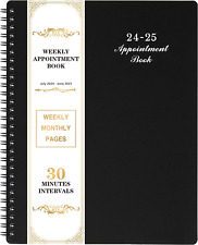 New Listing2024-2025 Weekly Appointment Book & Planner - July 2024 - June 2025, 2024 Daily