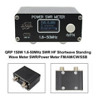 QRP 150W 1.6-50MHz SWR HF Shortwave Standing Wave Meter Power Meter FM/AM/CW