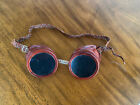 Vintage Dockson Welding Goggles Steampunk Wear Made in USA BAKELITE