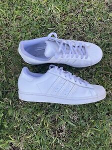 Adidas Superstar White Shoes Men's Size 11 Low Top Lace Up Sneakers EG4960