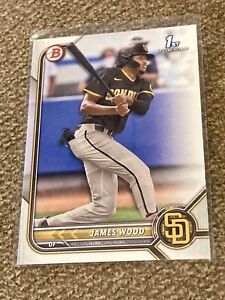 2022 1st Bowman James Wood #BP-108 Prospect RC Rookie Padres Nationals  Free 🚢