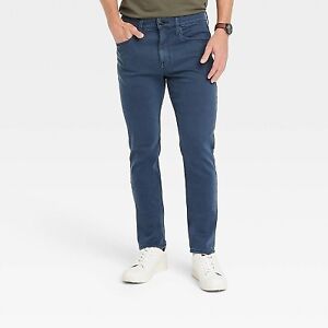 Men's Comfort Wear Slim Fit Jeans - Goodfellow & Co Medium Blue 32x34
