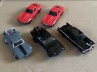 x 5 Hot Wheels Fast And Furious Bundle Lot Loose Used Condition - 2016 Mattel