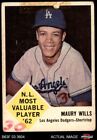 1963 Fleer #43 Maury Wills Dodgers RC 1.5 - FAIR