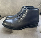 Rockport Black Leather Dress Boots Hydroshield Hydro-Shield Waterproof Size 11 W