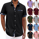Hawaiian Shirt For Men,Button Down Bowling Shirt Short Sleeve Summer Beach Shirt
