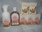 Lot Crabtree & Evelyn ROSEWATER Bath & Shower Gel  Lotion 8.5 + 5 soaps 3.5 each