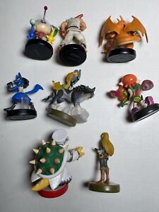 Lot of Amiibo Figures Lot Nintendo Pokemon Zelda Bowser Ryu