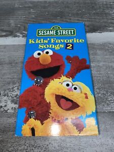 Sesame Street Kids Favorite Songs 2 VHS Closed Captioning