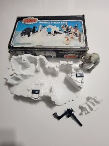 VTG Star Wars Hoth Imperial Attack Base Kenner 1980 Incomplete w/Box + Taun Taun