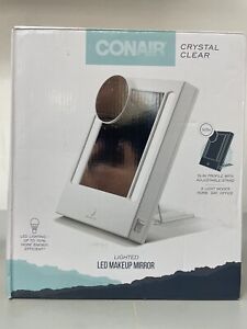 Conair Crystal Clear LED Lighted Makeup Mirror - 1x/5x Spot Magnification
