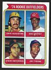 1974 Topps #598 Ken Griffey ROOKIE Card RC VG-EX+ Stain Cincinnati Reds *B*