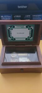 Vintage Thorens Cylinder Music Box Made In Switzerland ~ works!